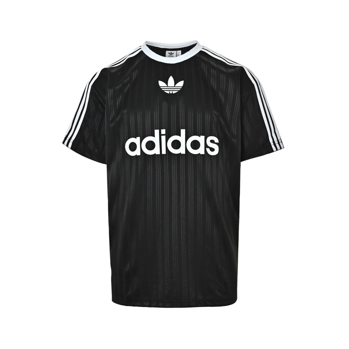 Adidas clover letter print striped short sleeves
