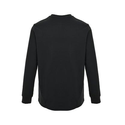 Prada long-sleeved T-shirt with embroidered logo letter strips on the chest