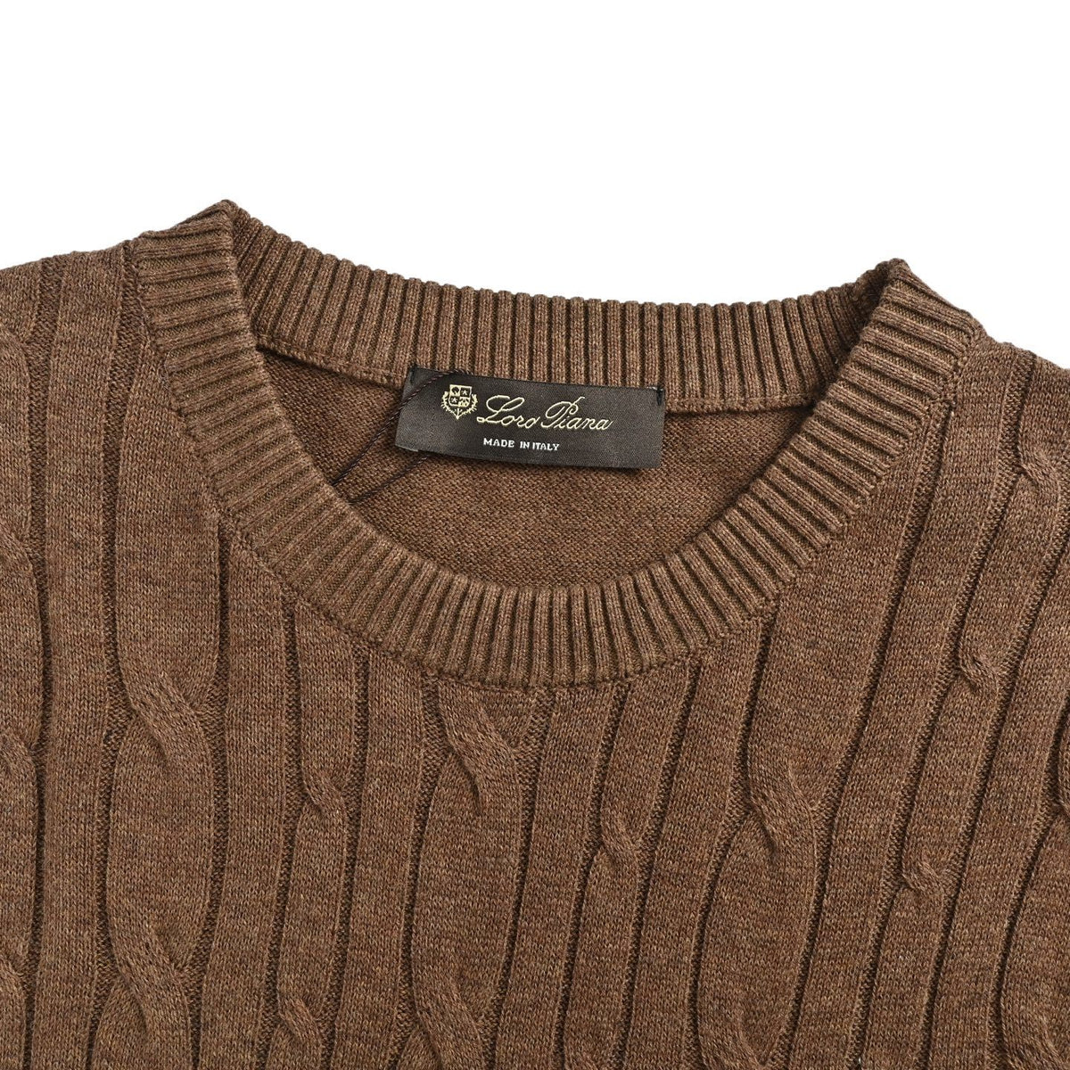 Loro Piana LP crew neck knitted short sleeves