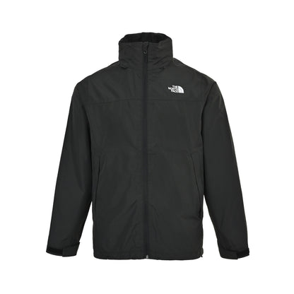 The North Face/North Face embroidered logo hidden hood jacket