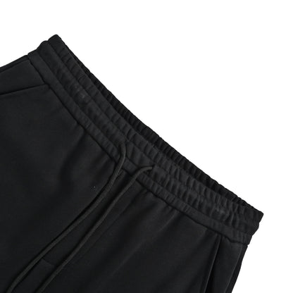 Chrome Hearts Sanskrit horseshoe hardware cross embroidered shorts