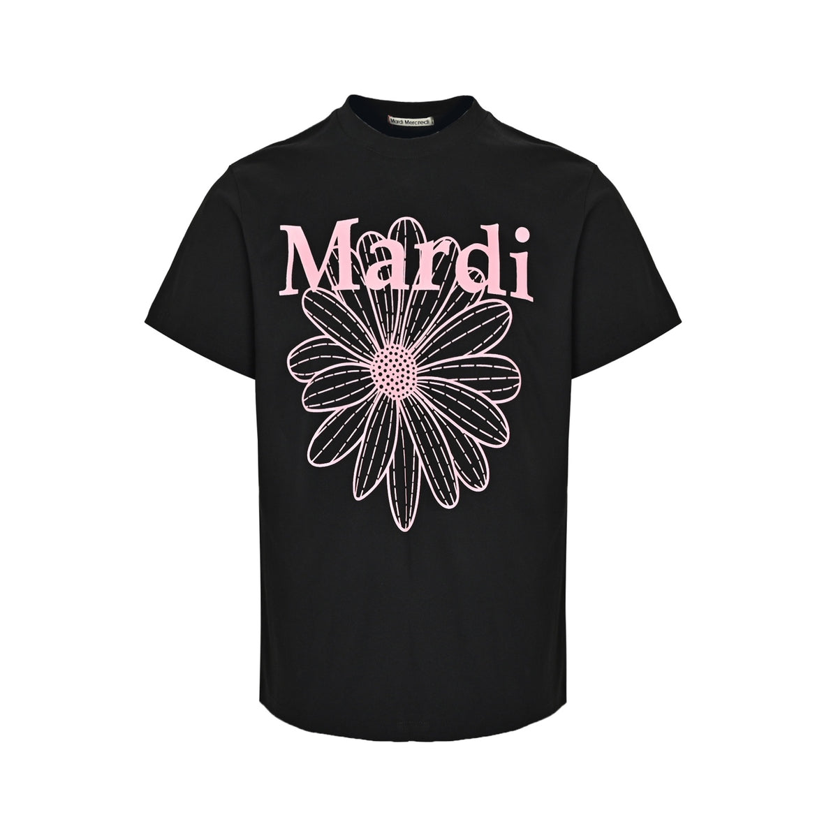 Mardi Mercredi single floral basic printed loose short sleeves