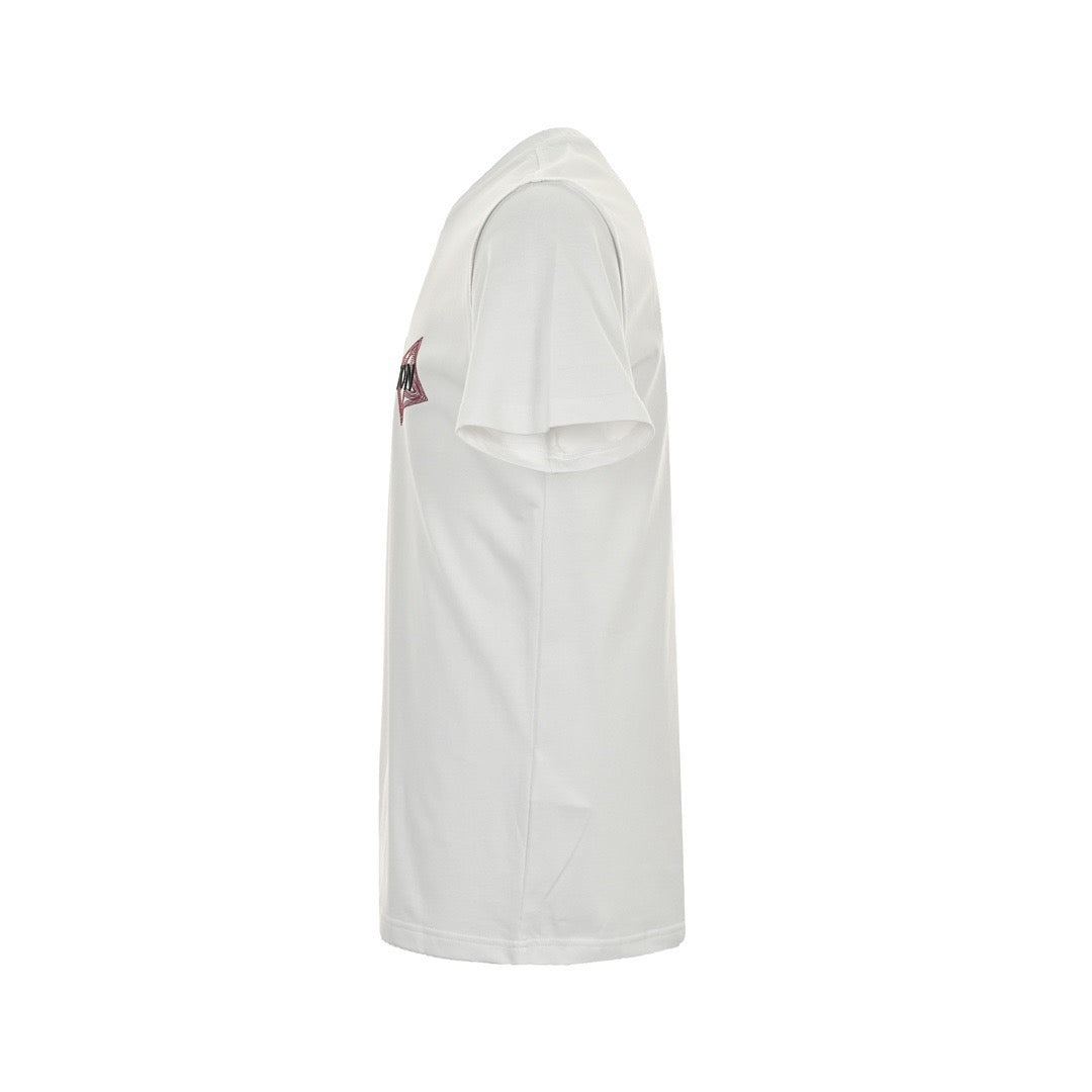 Louis Vuitton 24ss embroidered three-letter short sleeves