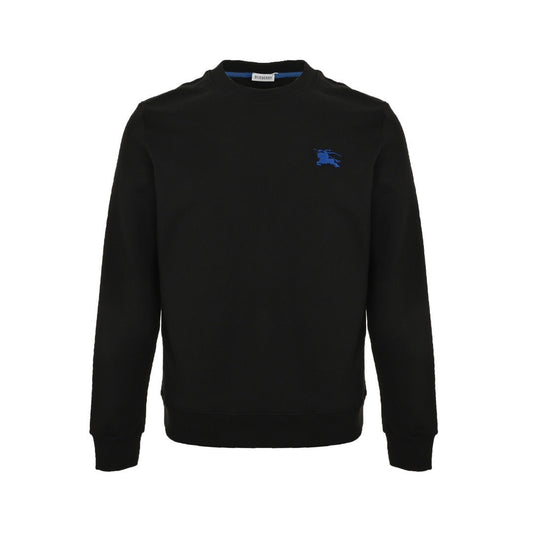 Burberry 24Fw blue embroidered war horse small label round neck sweatshirt