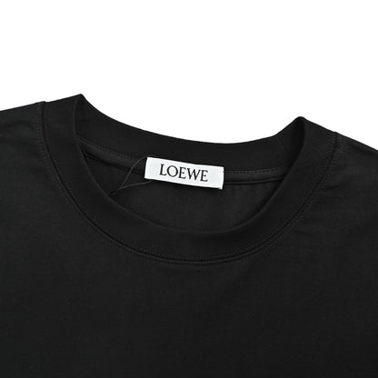 Loewe/Loewewe 26ss pocket embroidered logo short sleeves