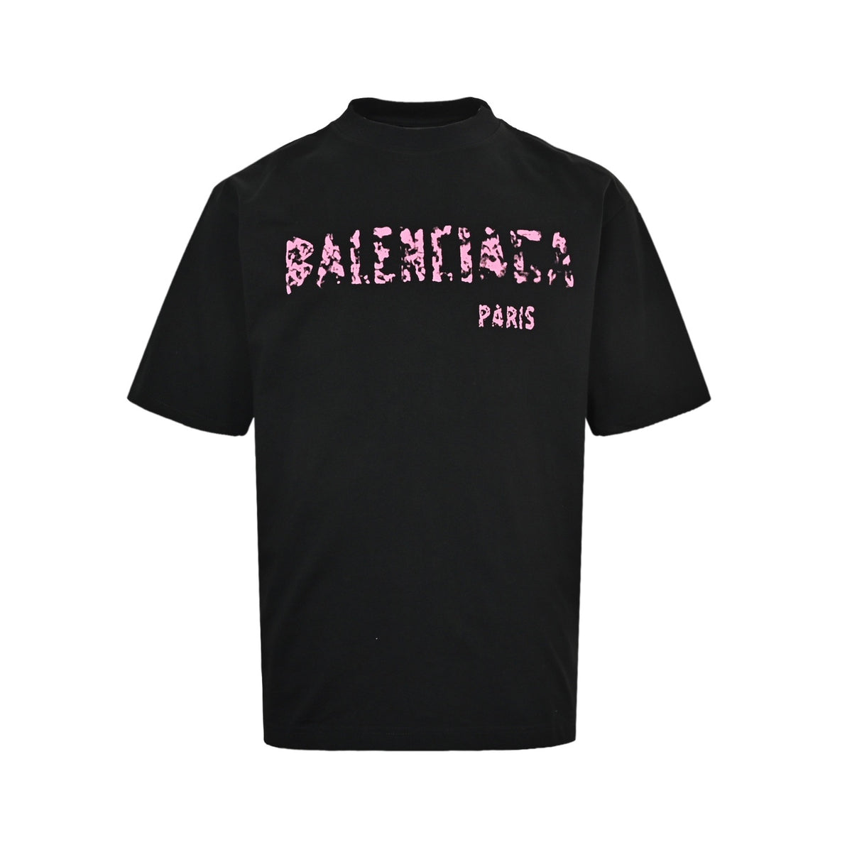 Balenciaga/Balanciaga blur printed round neck short sleeves