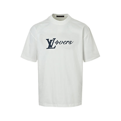 Louis Vuitton Fei Dong letter logo printed short sleeves