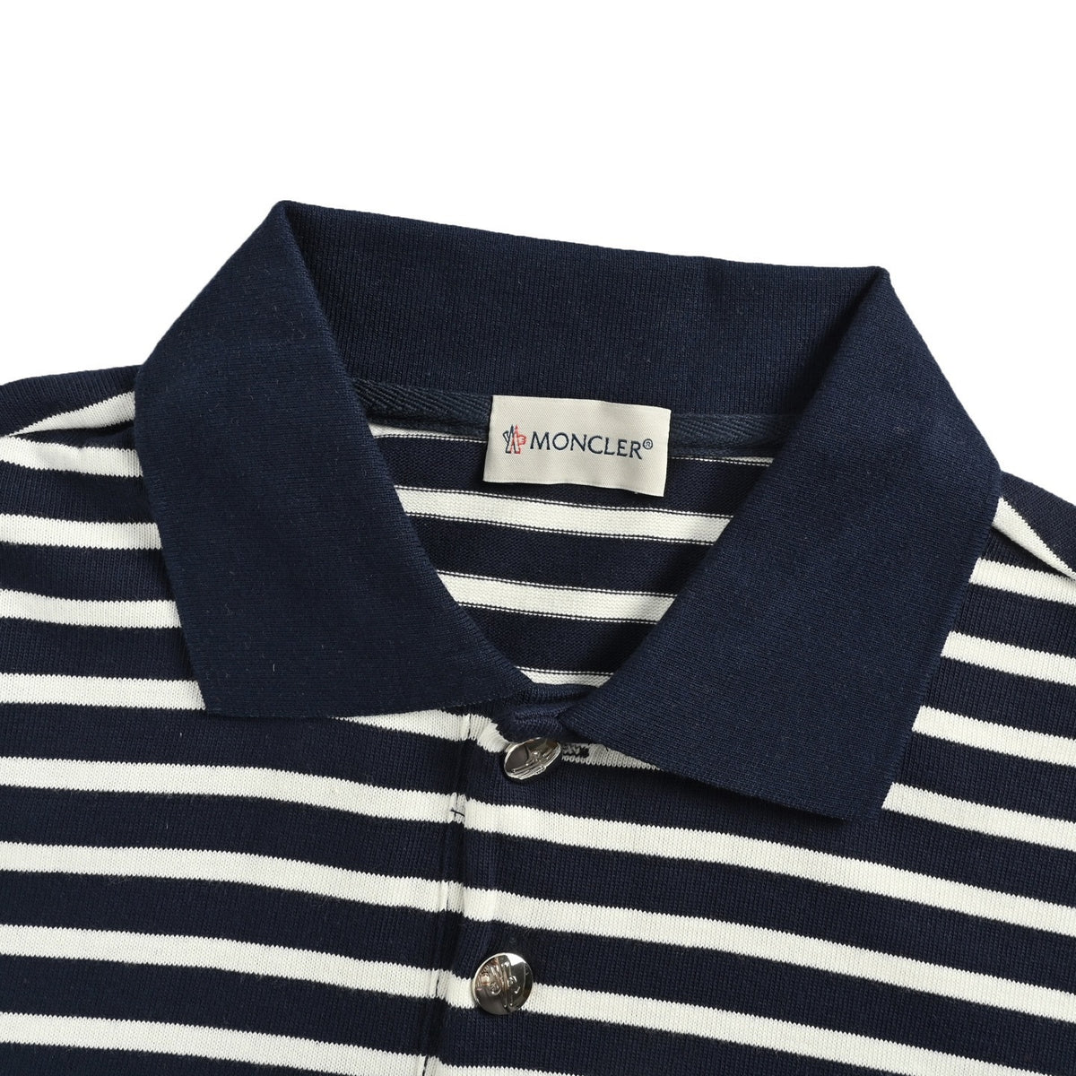 Moncler/muzzle 25ss tennis racket embroidered striped knitted Polo