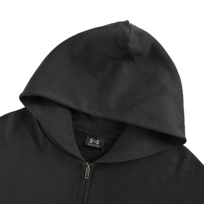 Balenciaga/Balanciaga Under Armor joint embroidered zipper hooded jacket