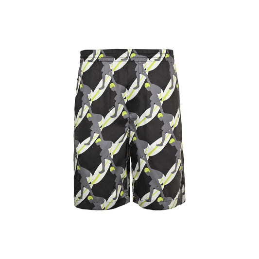 Gucci 25ss surf mulberry silk suit shorts