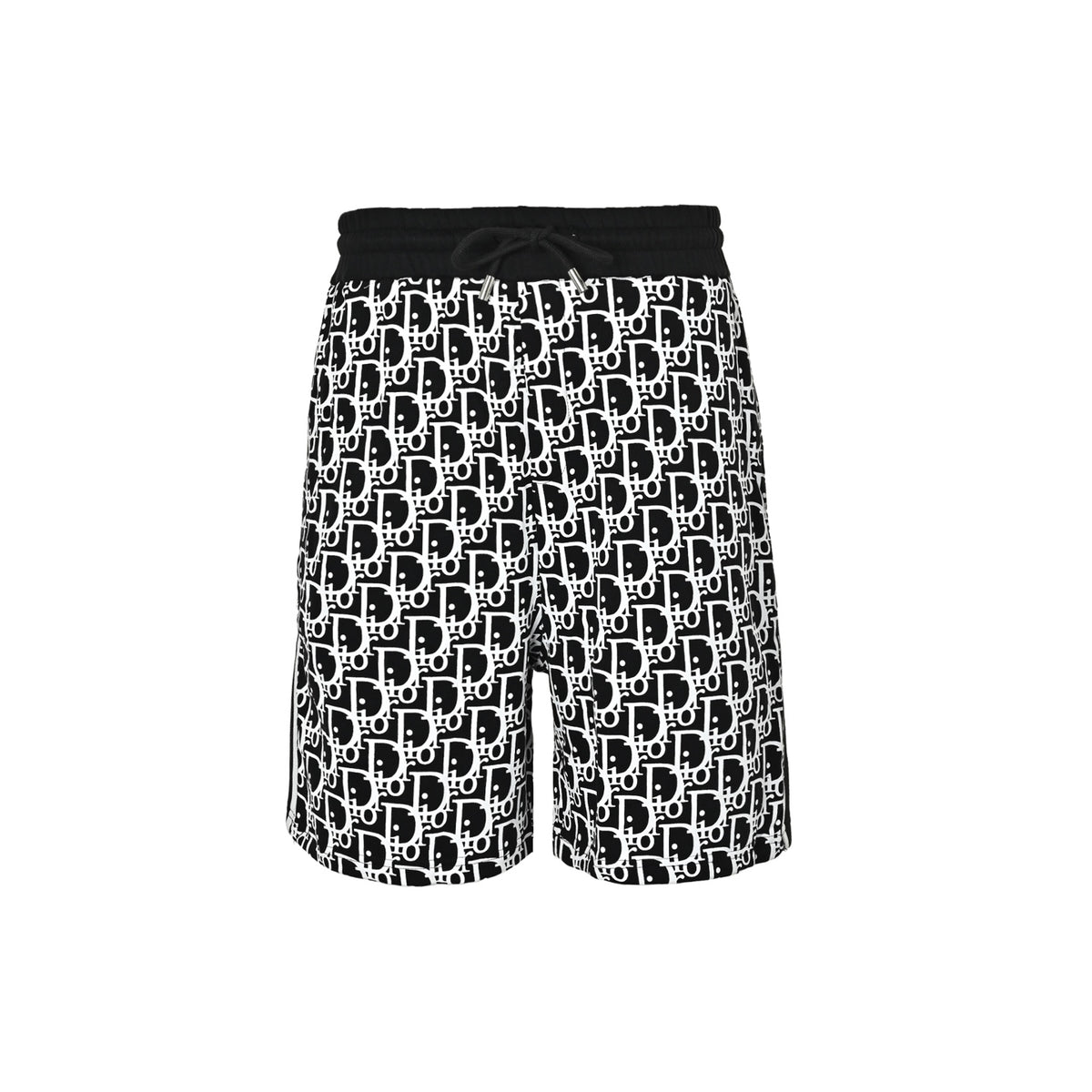 Dior 26ss all-over printed floral side web shorts