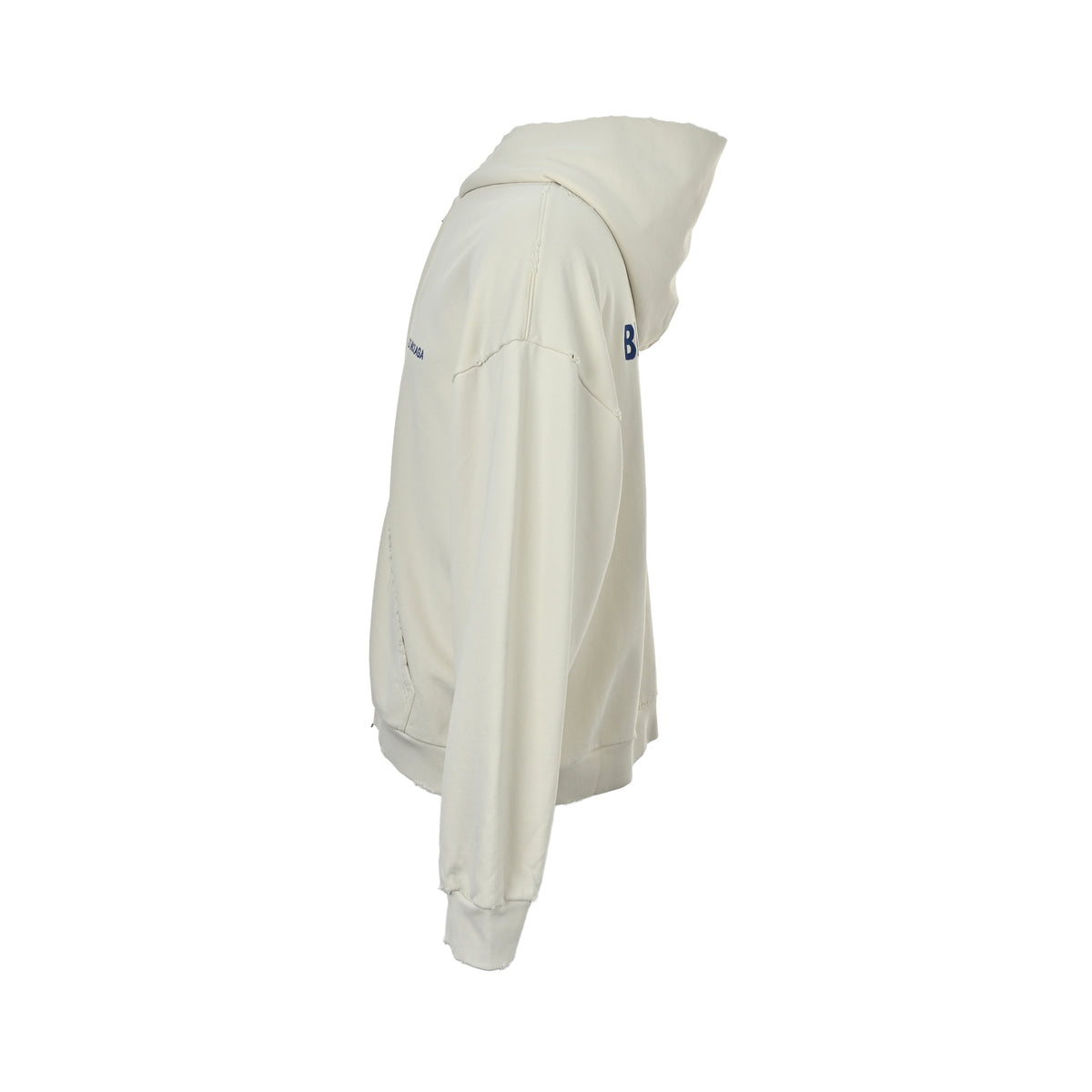 Balenciaga/Balanciaga 25Fw front and back letter embroidered zipper hooded sweatshirt