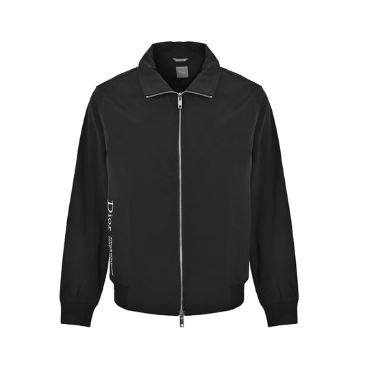 Dior technical fabric side letter embroidery stand collar jacket jacket