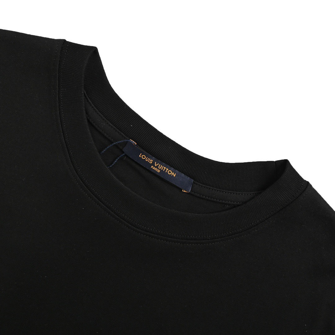 Louis Vuitton 24ss short sleeves with embroidered letters on the chest