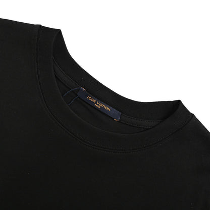 Louis Vuitton 24ss short sleeves with embroidered letters on the chest