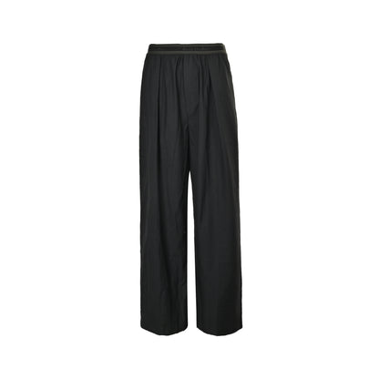 Acne Studios style slim wide-leg trousers