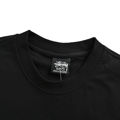 Stussy chest printed round neck short sleeves