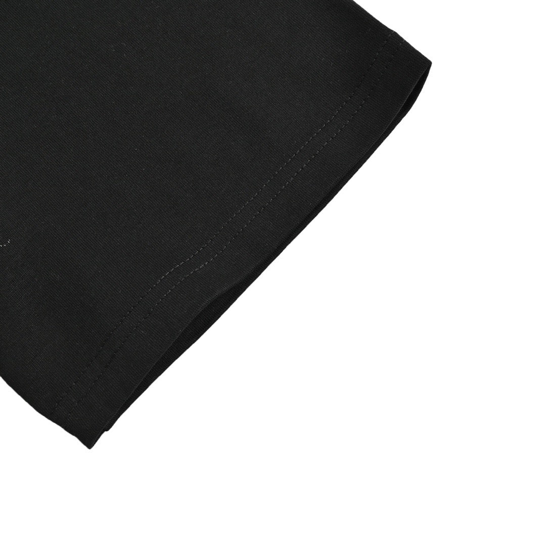 Loewe/Luo Yiwei 24ss color block embroidered logo short sleeves