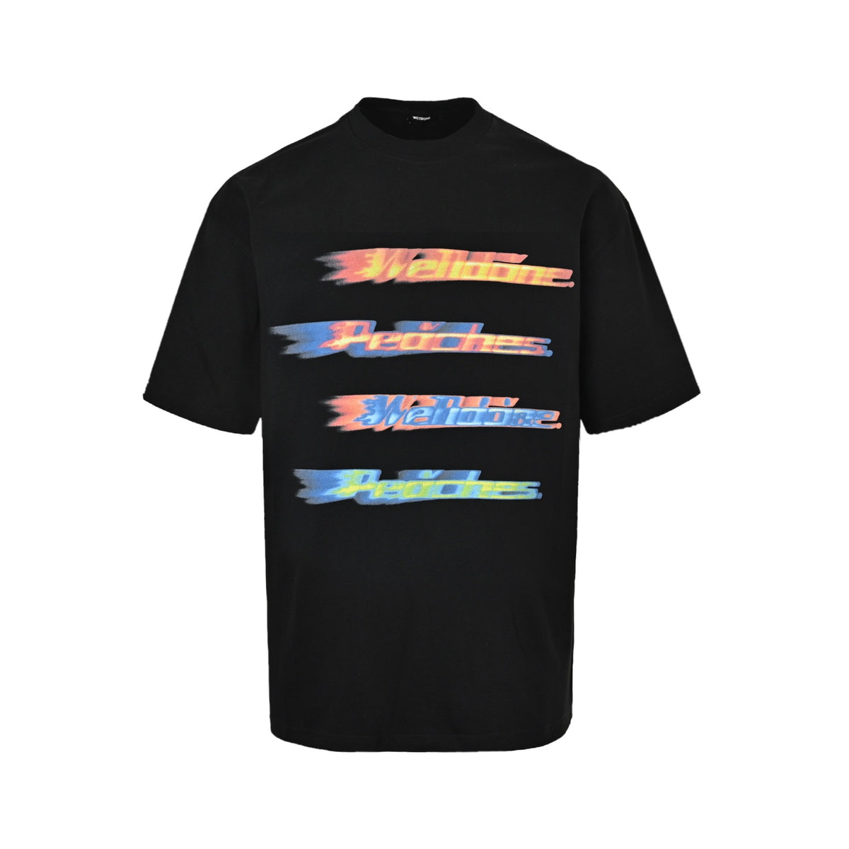 We11 Done joint flame barrage short sleeves