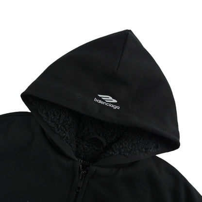 Balenciaga/Balanciaga 25Fw Teddy fur zipper jacket