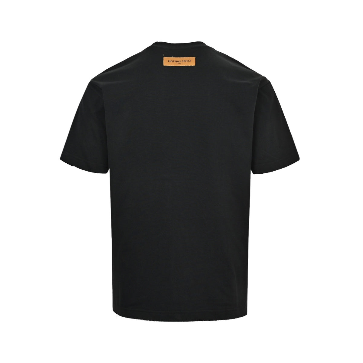 Louis Vuitton hem graffiti checkerboard print short sleeves