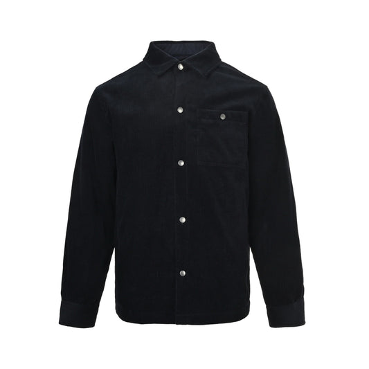 Burberry war horse leather patch corduroy cotton jacket