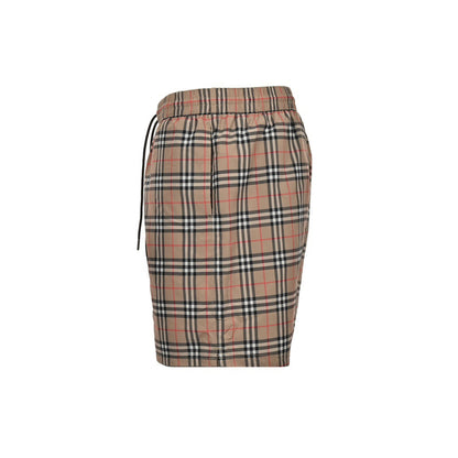 Burberry classic plaid beach shorts