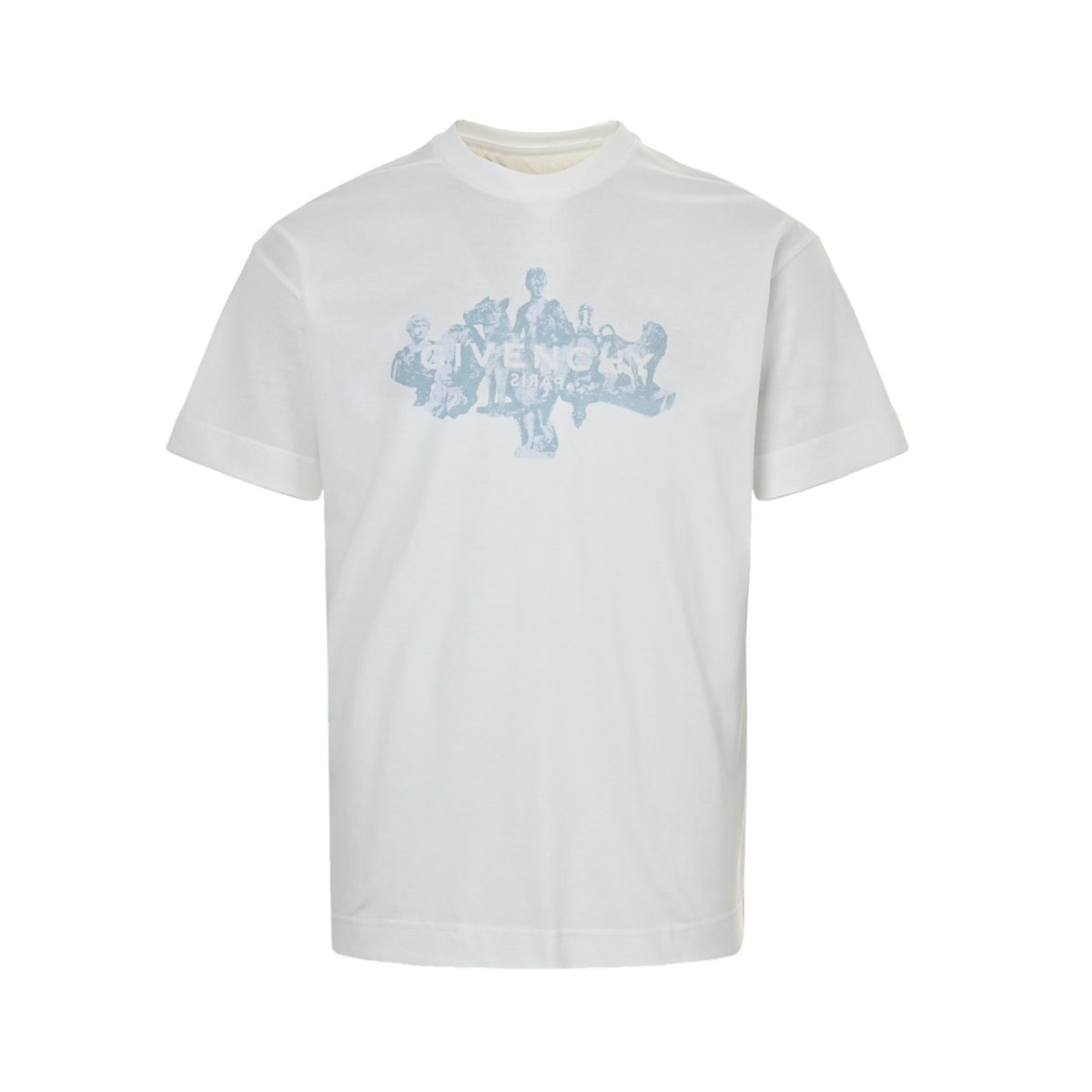 GIVENCHY 25ss art sculpture printed short sleeves