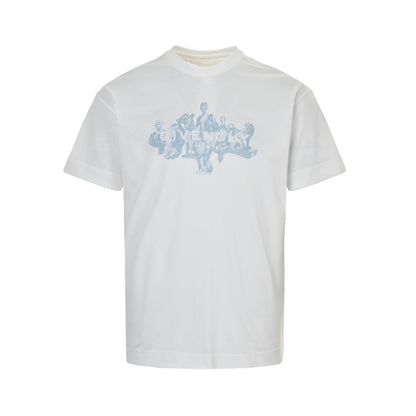 GIVENCHY 25ss art sculpture printed short sleeves