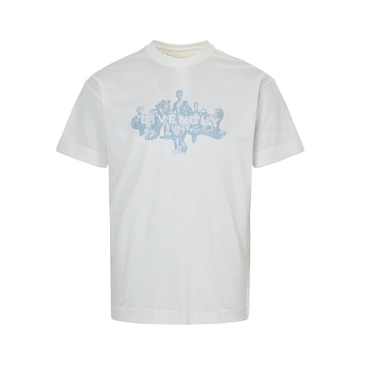 GIVENCHY 25ss art sculpture printed short sleeves