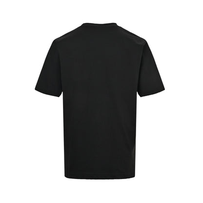 Gucci 26ss cracked belt printed short sleeves