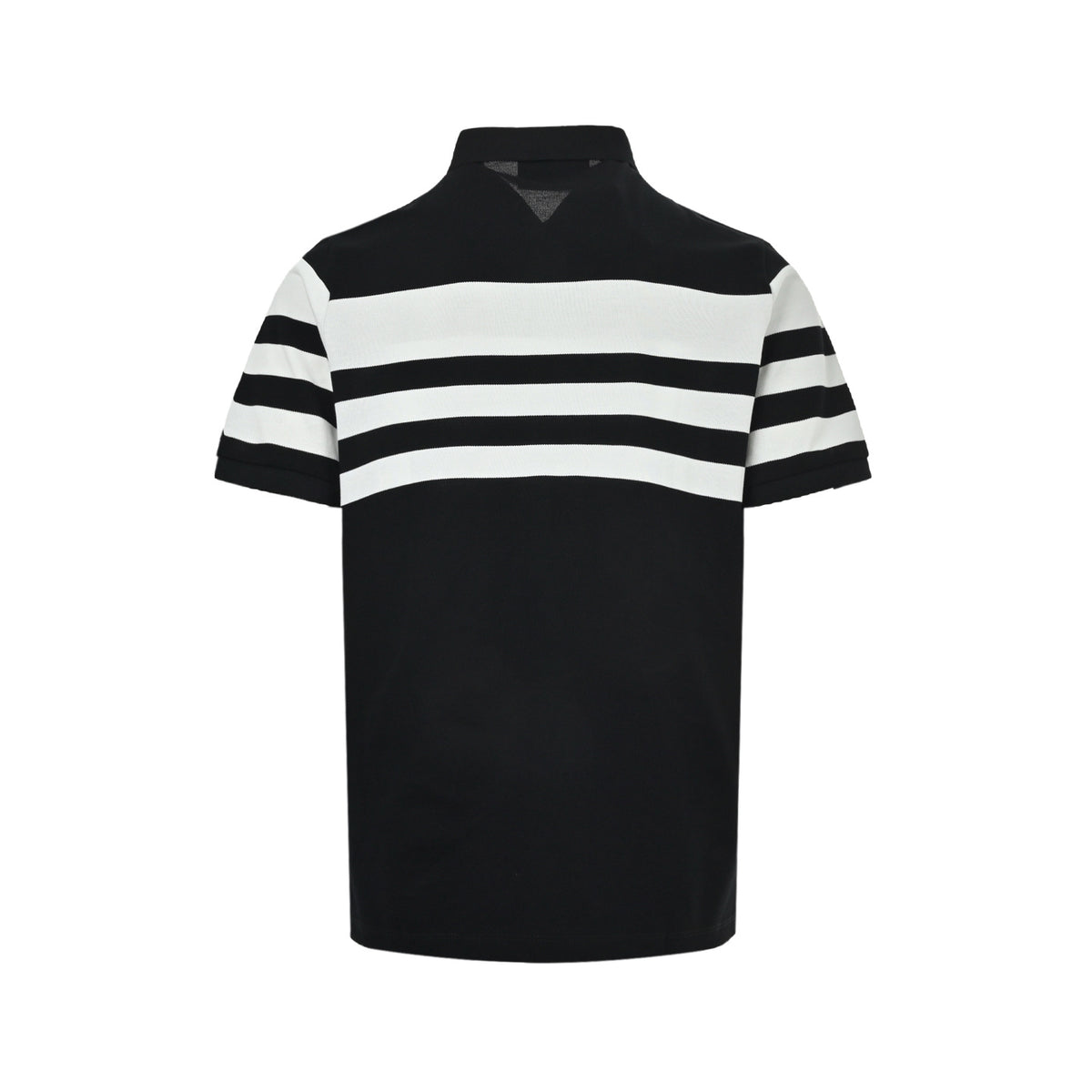 Prada horizontal striped Polo short sleeves