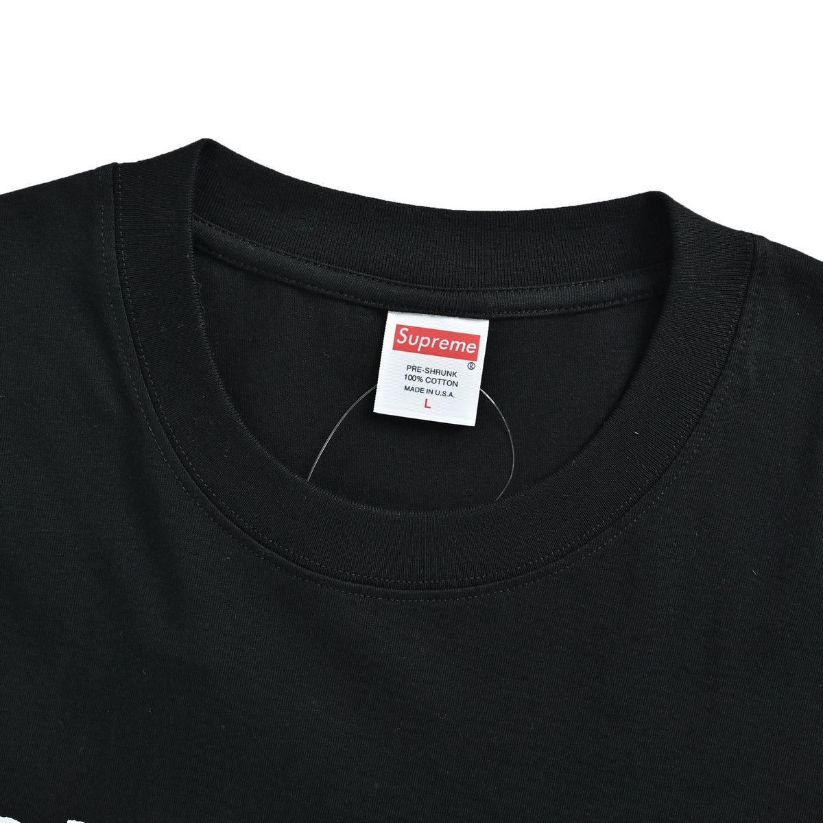Supreme distressed letter print short sleeves