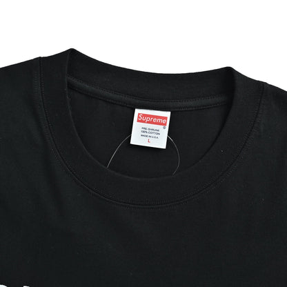 Supreme distressed letter print short sleeves