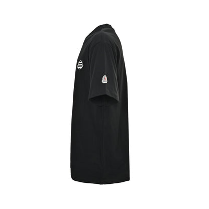 Moncler/muzzle 26ss chest stripe embroidered logo short sleeves