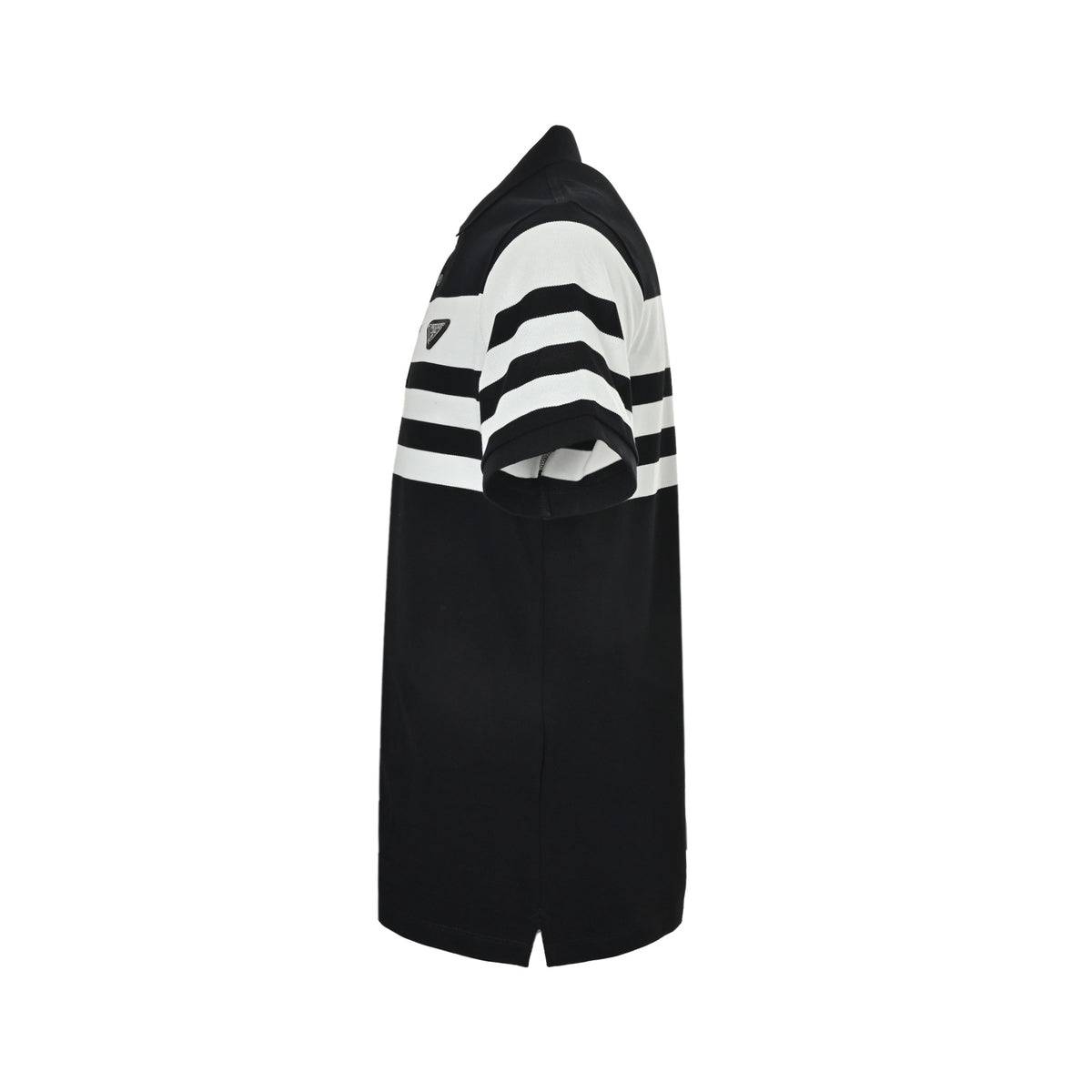 Prada horizontal striped Polo short sleeves