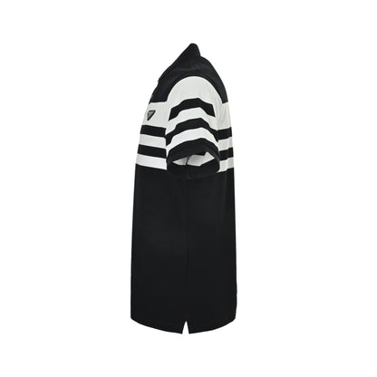 Prada horizontal striped Polo short sleeves