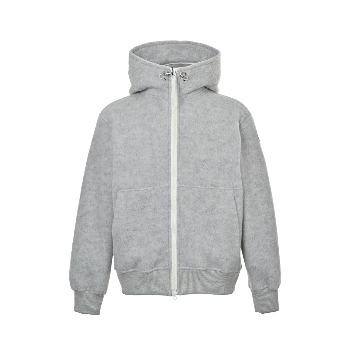 CANADA GOOSE Fleece Sleeve White Label Badge Hooded Jacket