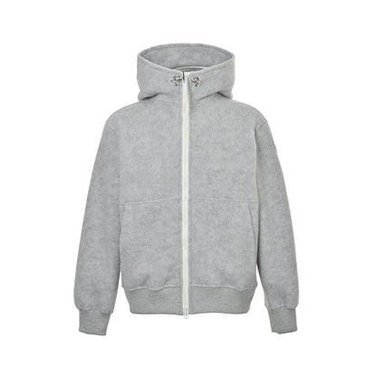 CANADA GOOSE Fleece Sleeve White Label Badge Hooded Jacket