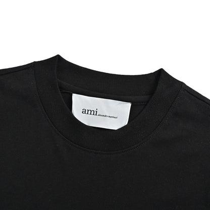 Ami Paris classic small love embroidered short sleeves
