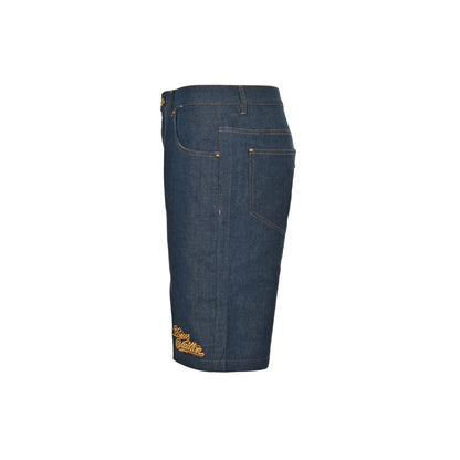 Louis Vuitton 25ss hemp rope embroidered suit denim shorts