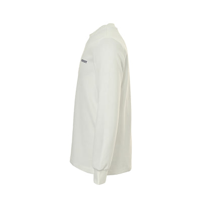 Burberry long-sleeved T-shirt with small logo on the chest