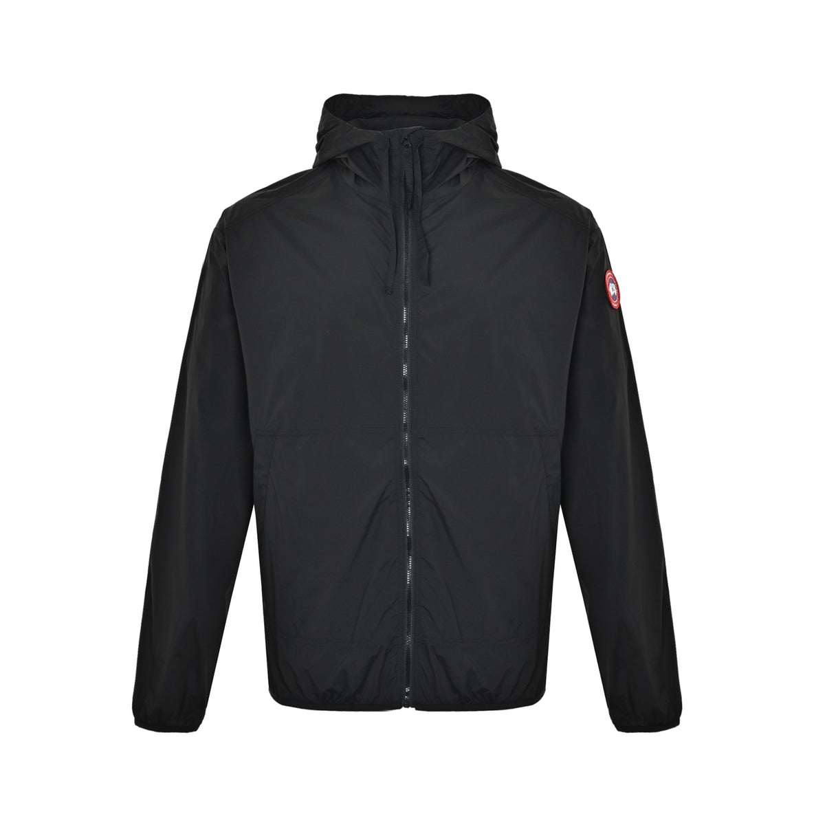 CANADA GOOSE Canada Goose small logo patch hooded windproof jacket