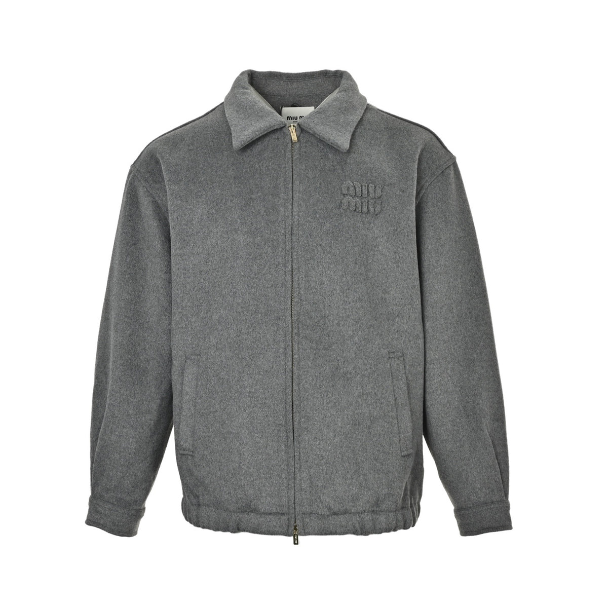 Miu Miu small label embroidered cashmere jacket