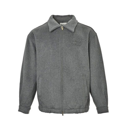 Miu Miu small label embroidered cashmere jacket