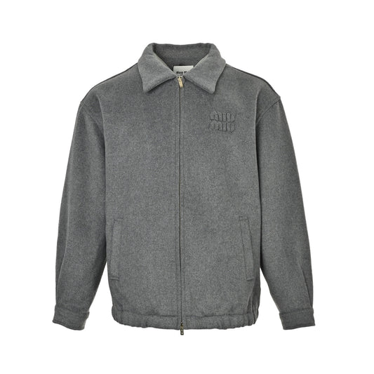 Miu Miu small label embroidered cashmere jacket