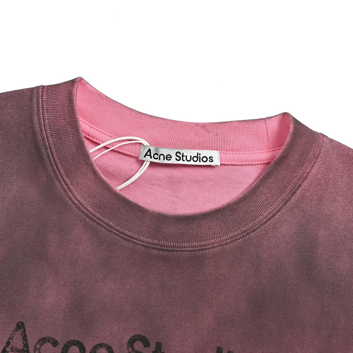 Acne Studios 1996 letter print distressed short sleeves