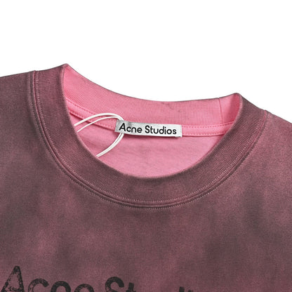 Acne Studios 1996 letter print distressed short sleeves