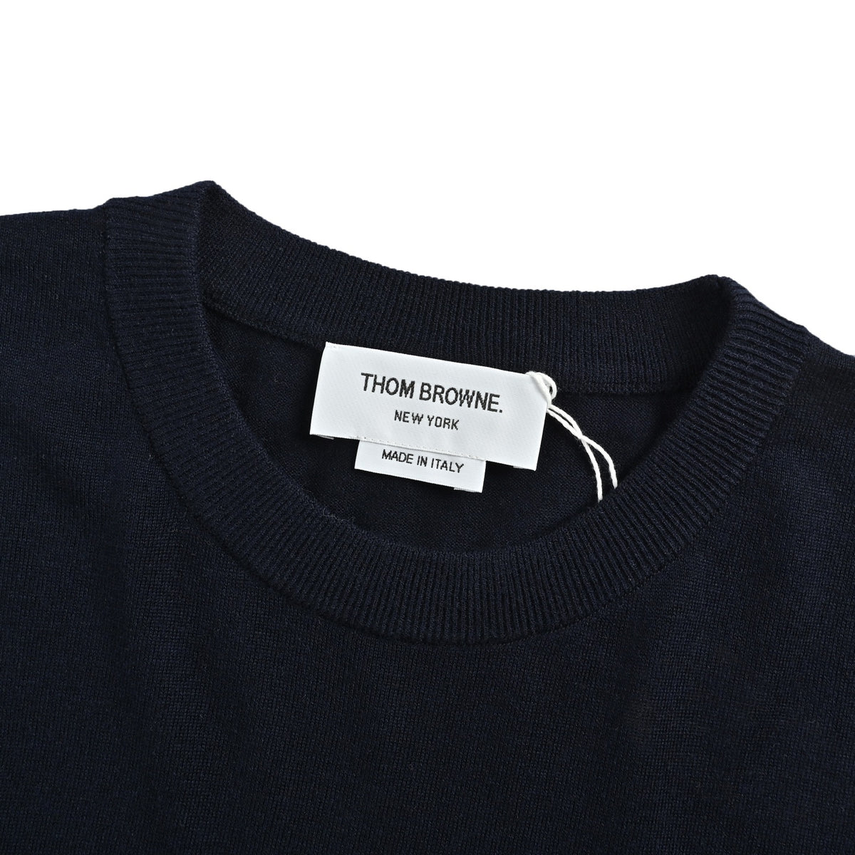 Thom Browne/Thom Brown fine wool four-bar short sleeves
