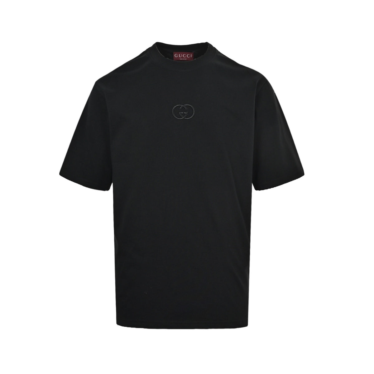 Gucci 26ss short sleeves with double G embroidered letters on the chest